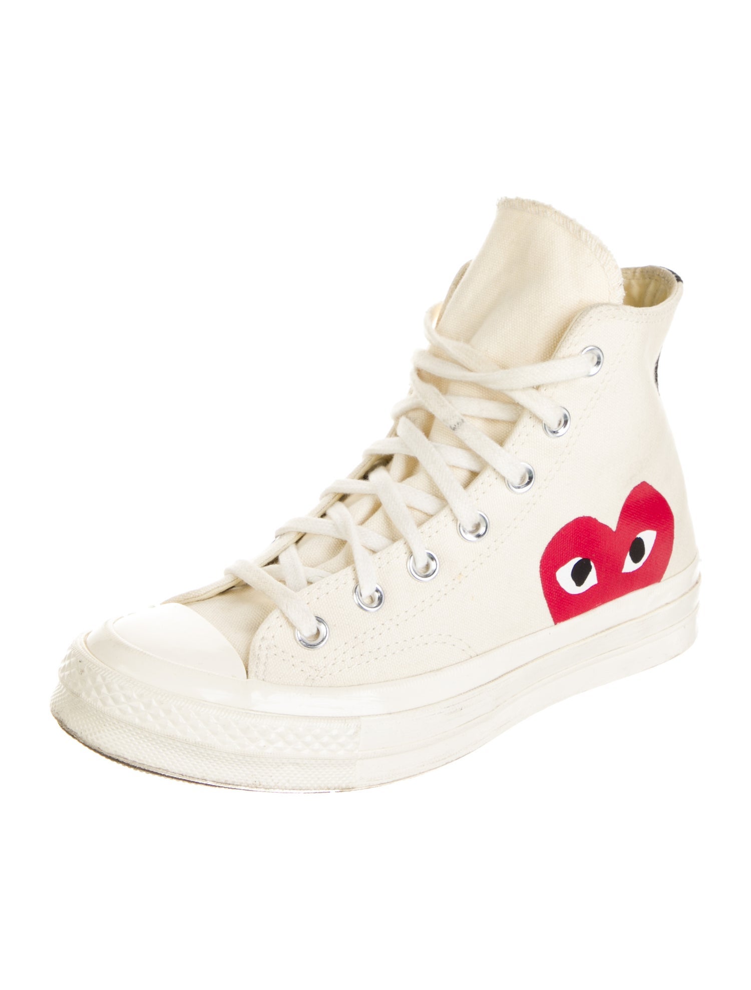 Comme des Garçons Play x Converse Canvas Printed Sneakers