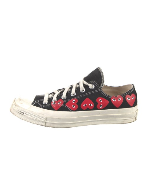 Comme des Garçons Play x Converse Canvas Printed Sneakers
