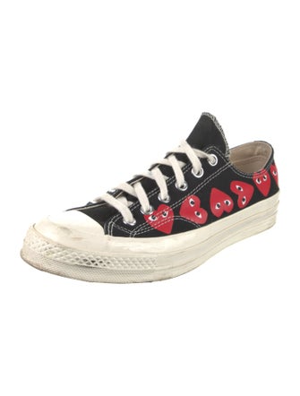 Comme des Garçons Play x Converse Canvas Printed Sneakers