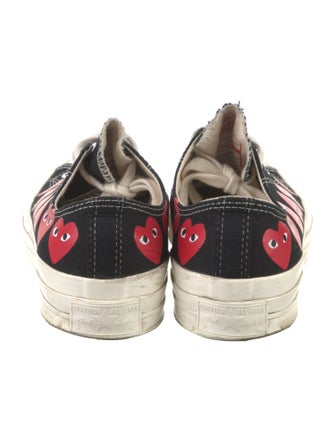 Comme des Garçons Play x Converse Canvas Printed Sneakers