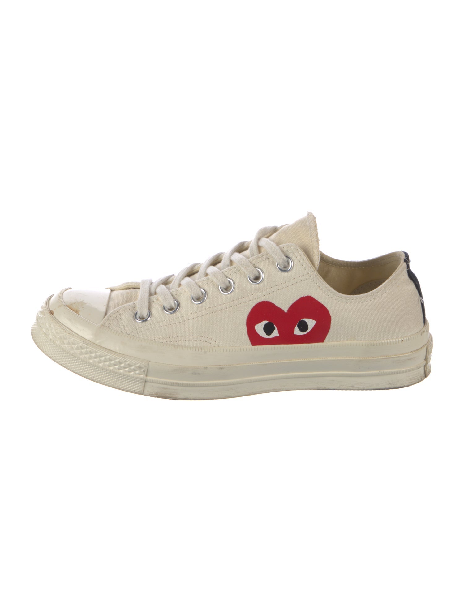 Comme des Garçons Play x Converse Canvas Graphic Print Sneakers