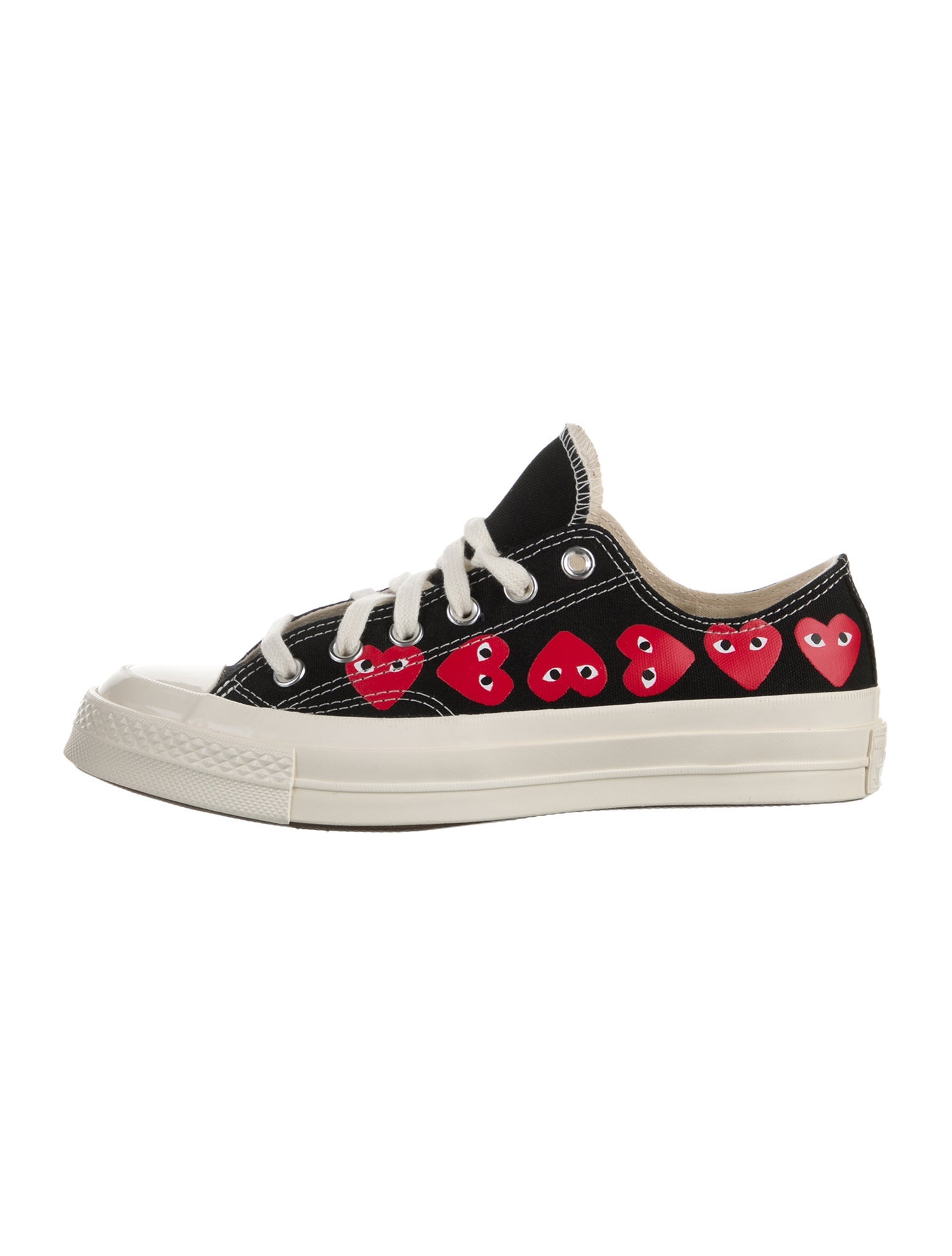 Comme des Garçons Play x Converse Canvas Printed Sneakers