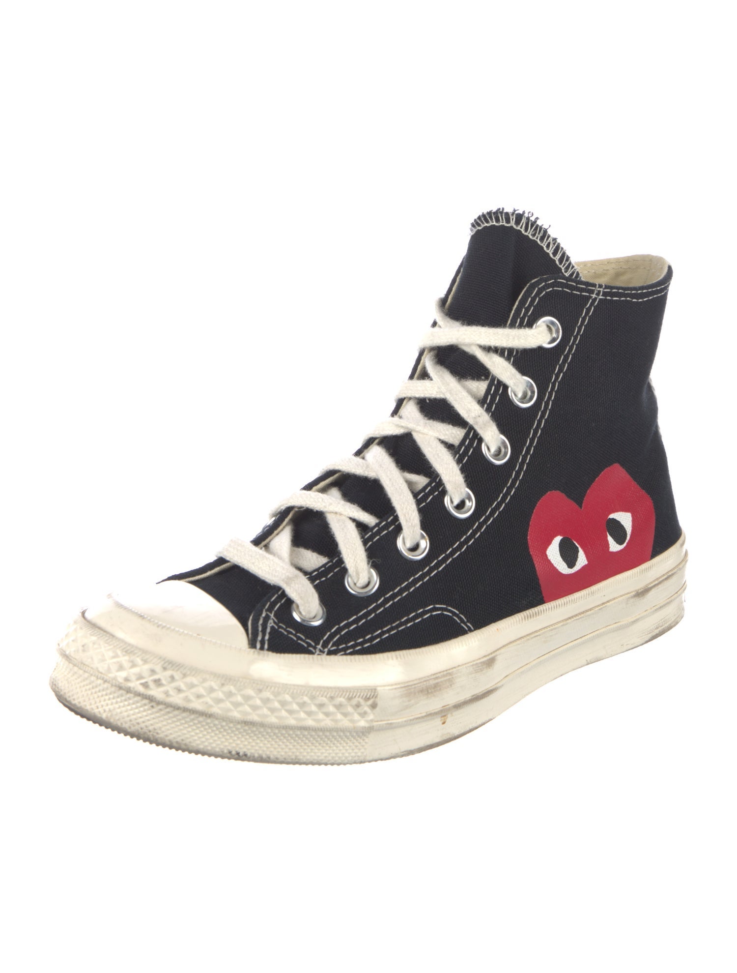 Comme des Garçons Play x Converse Canvas Printed Sneakers