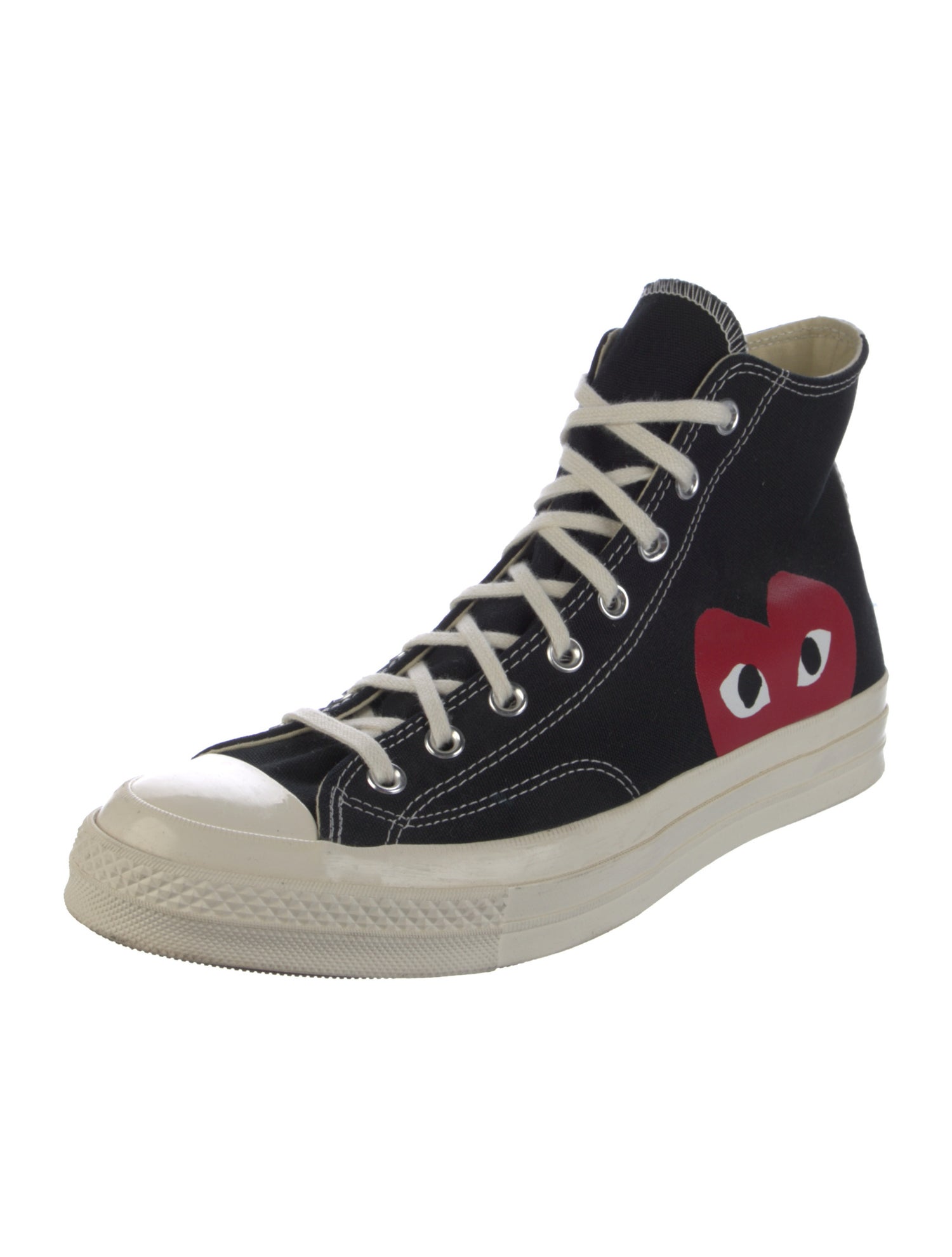 Comme des Garçons Play x Converse Canvas Printed Sneakers