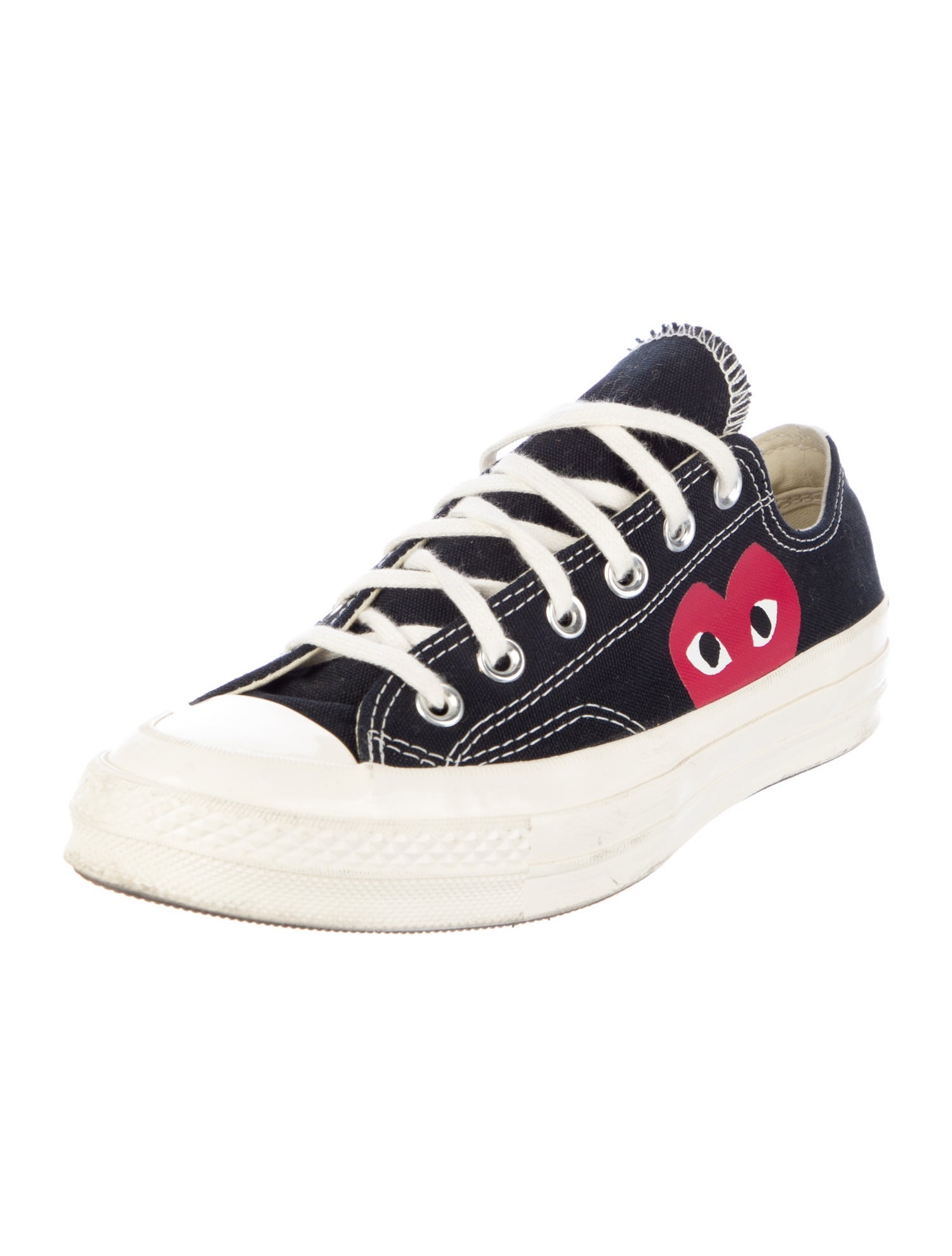 Comme des Garçons Play x Converse Canvas Printed Sneakers