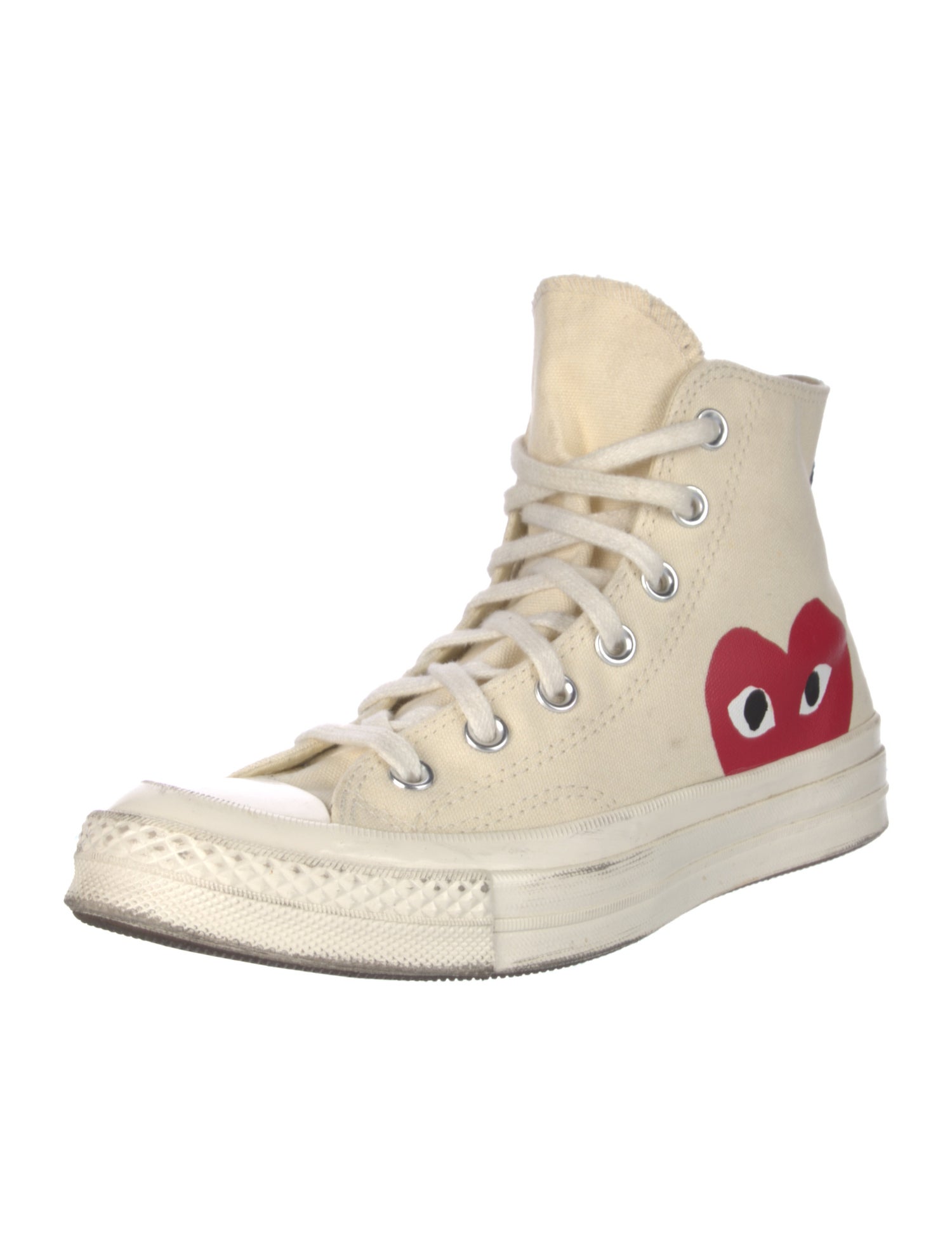 Comme des Garçons Play x Converse Canvas Graphic Print Sneakers