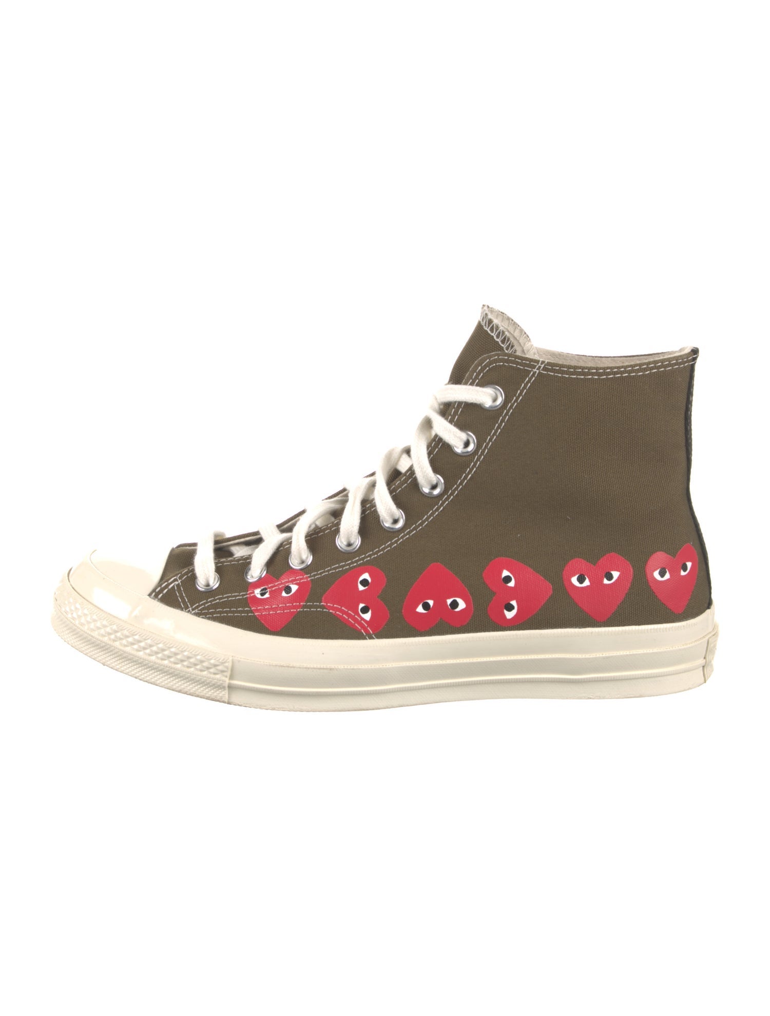 Comme des Garçons Play x Converse Canvas Graphic Print Sneakers