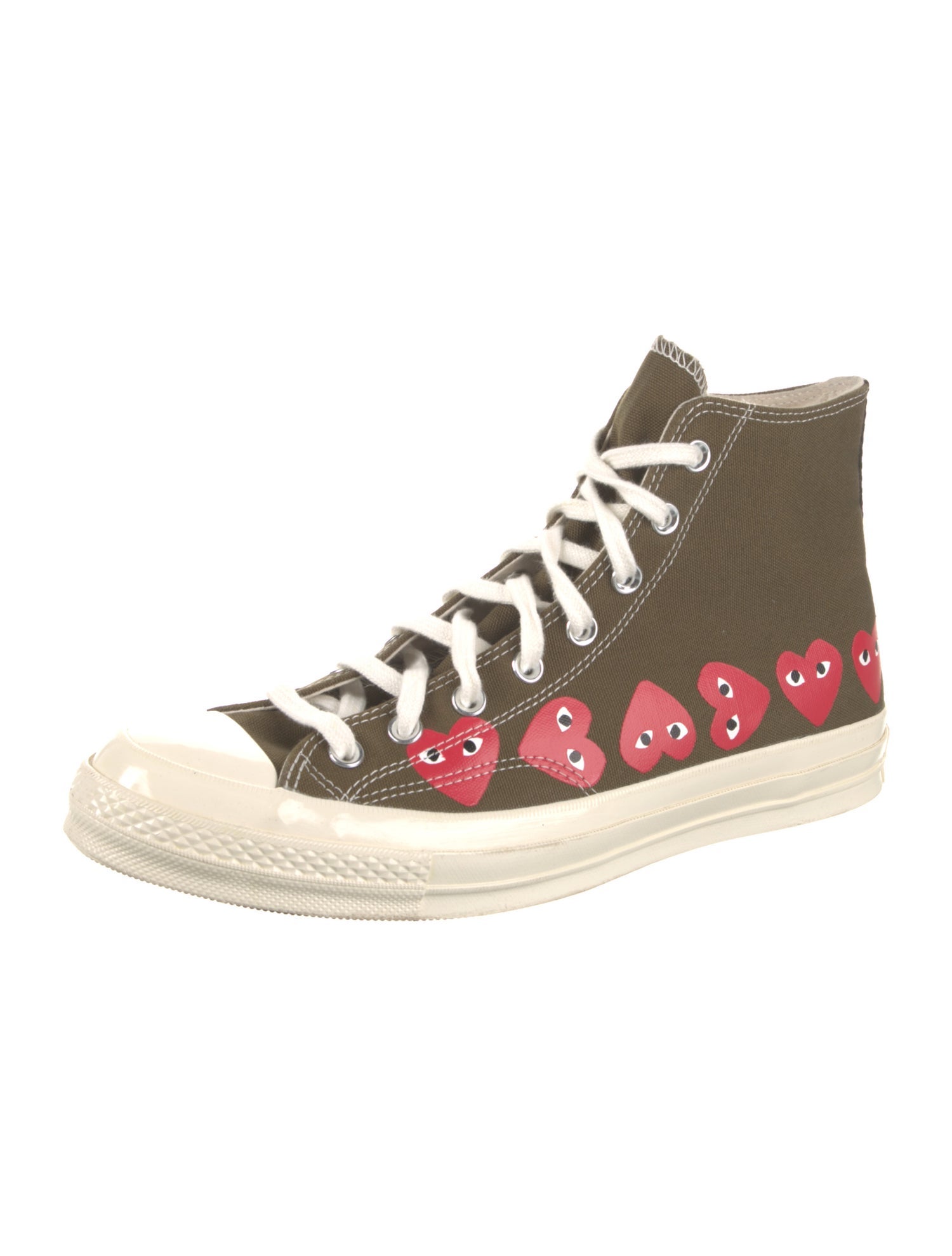 Comme des Garçons Play x Converse Canvas Graphic Print Sneakers