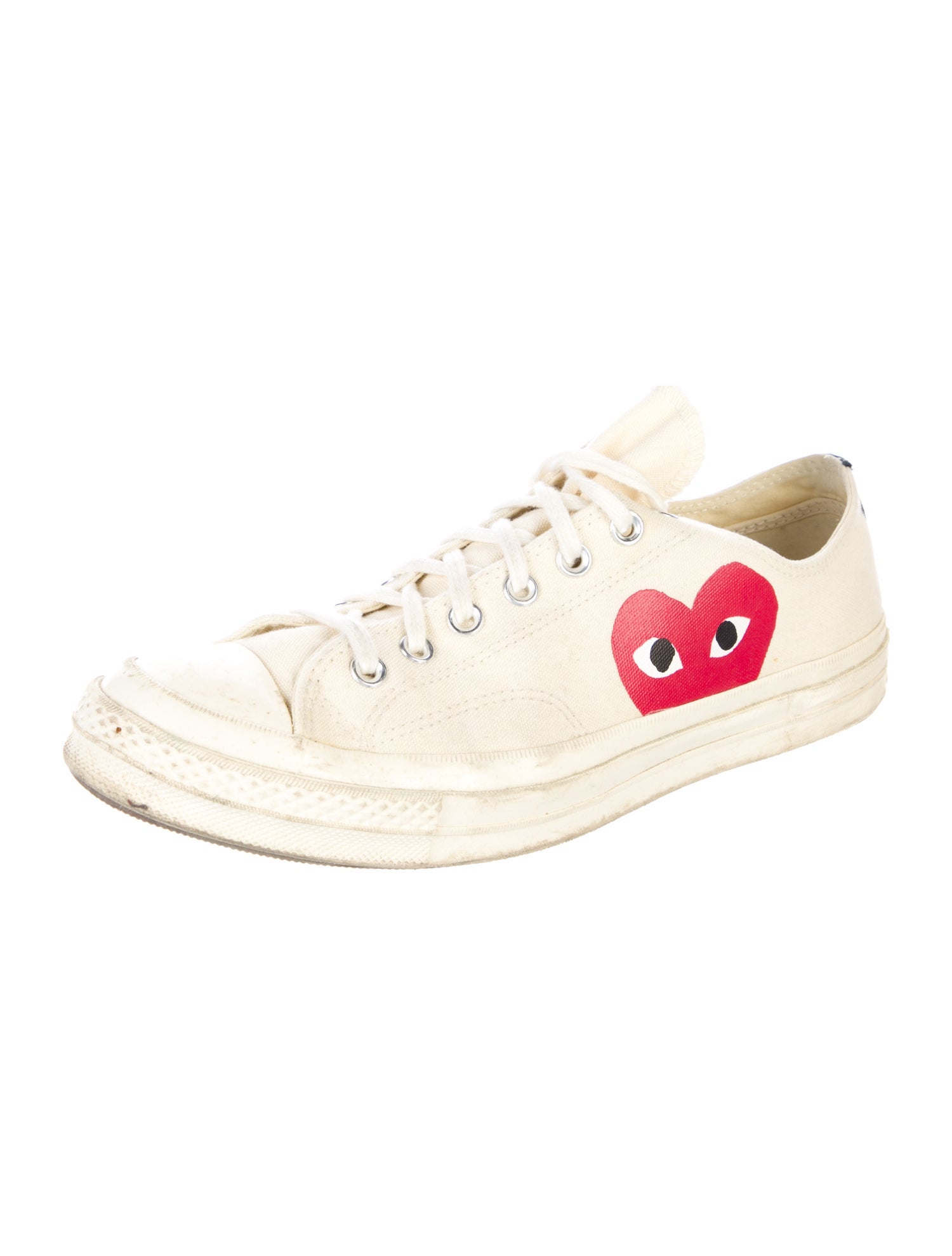 Comme des Garçons Play x Converse Canvas Graphic Print Sneakers