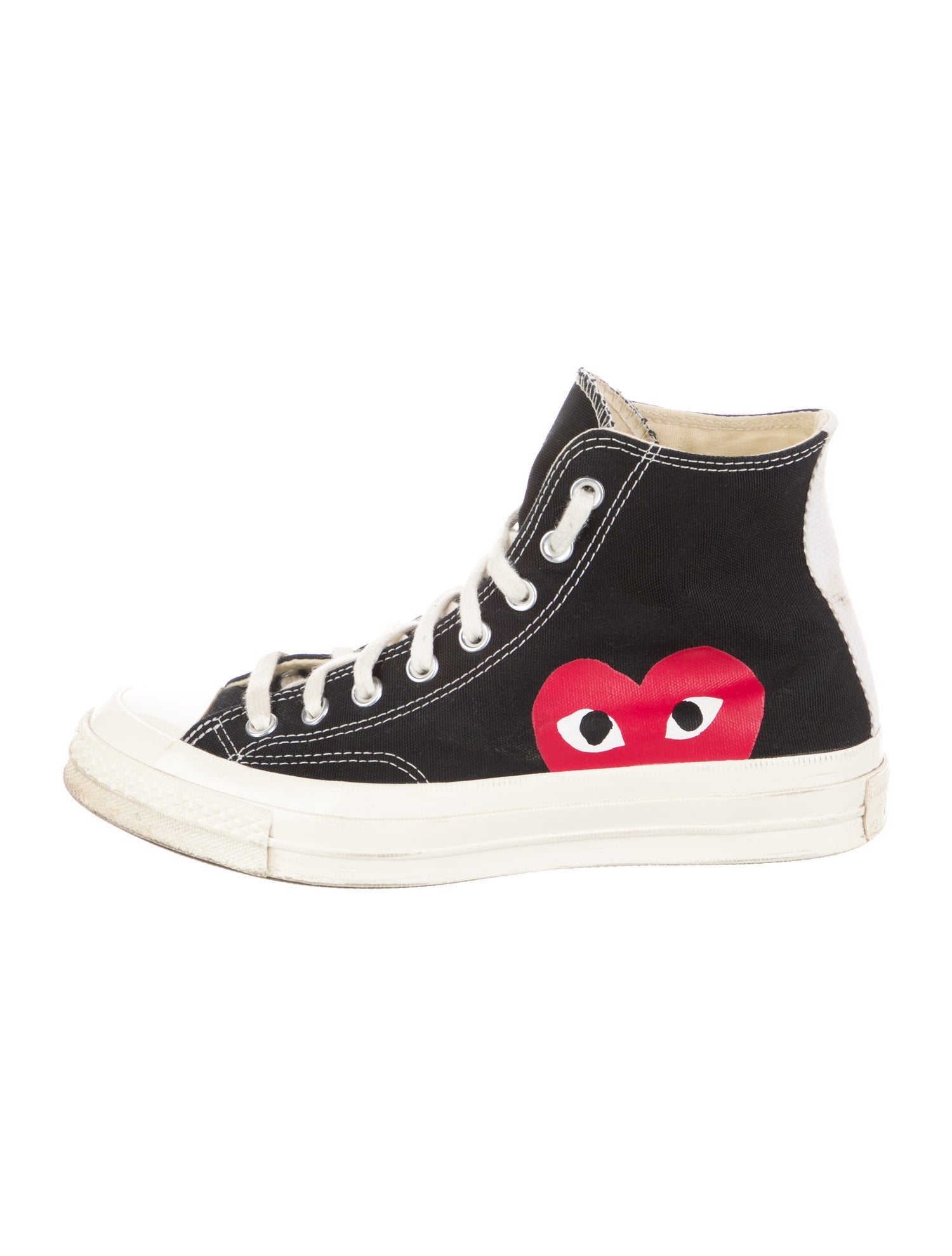 Comme des Garçons Play x Converse Canvas Printed Sneakers