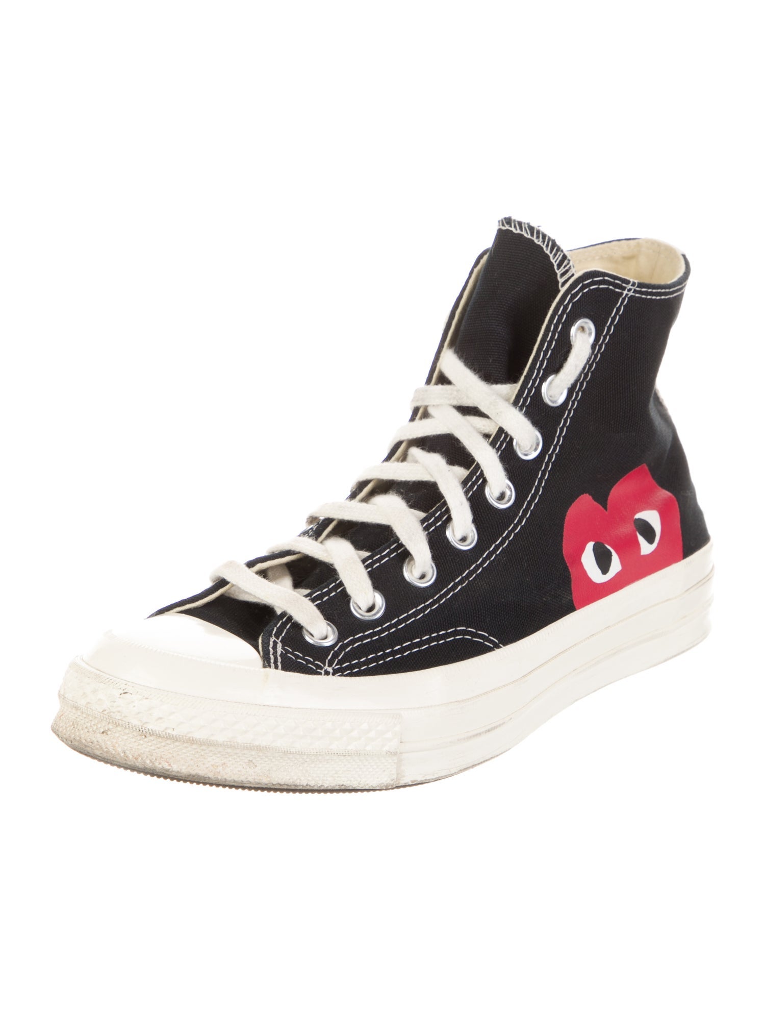 Comme des Garçons Play x Converse Canvas Printed Sneakers