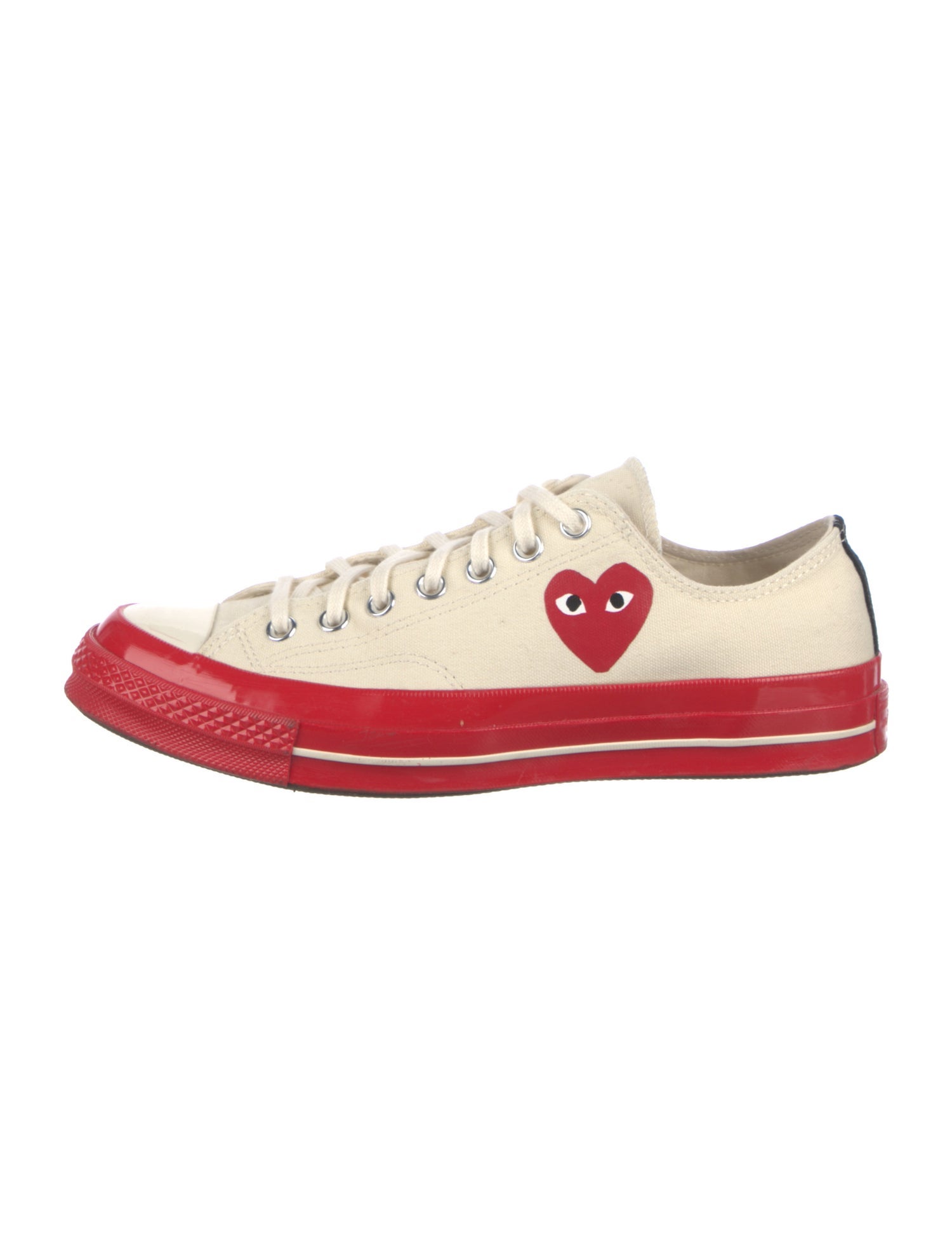 Comme des Garçons Play x Converse Canvas Printed Sneakers