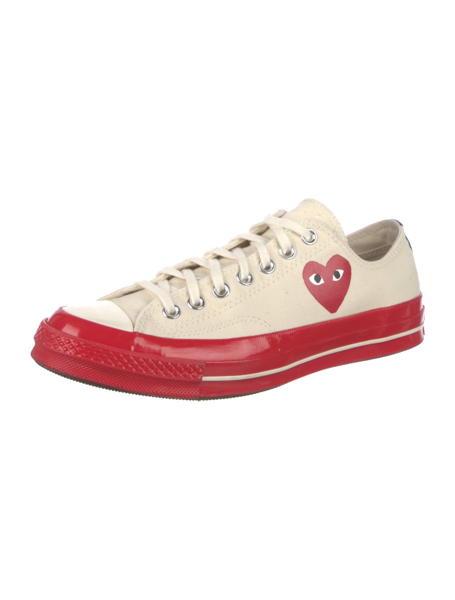 Comme des Garçons Play x Converse Canvas Printed Sneakers