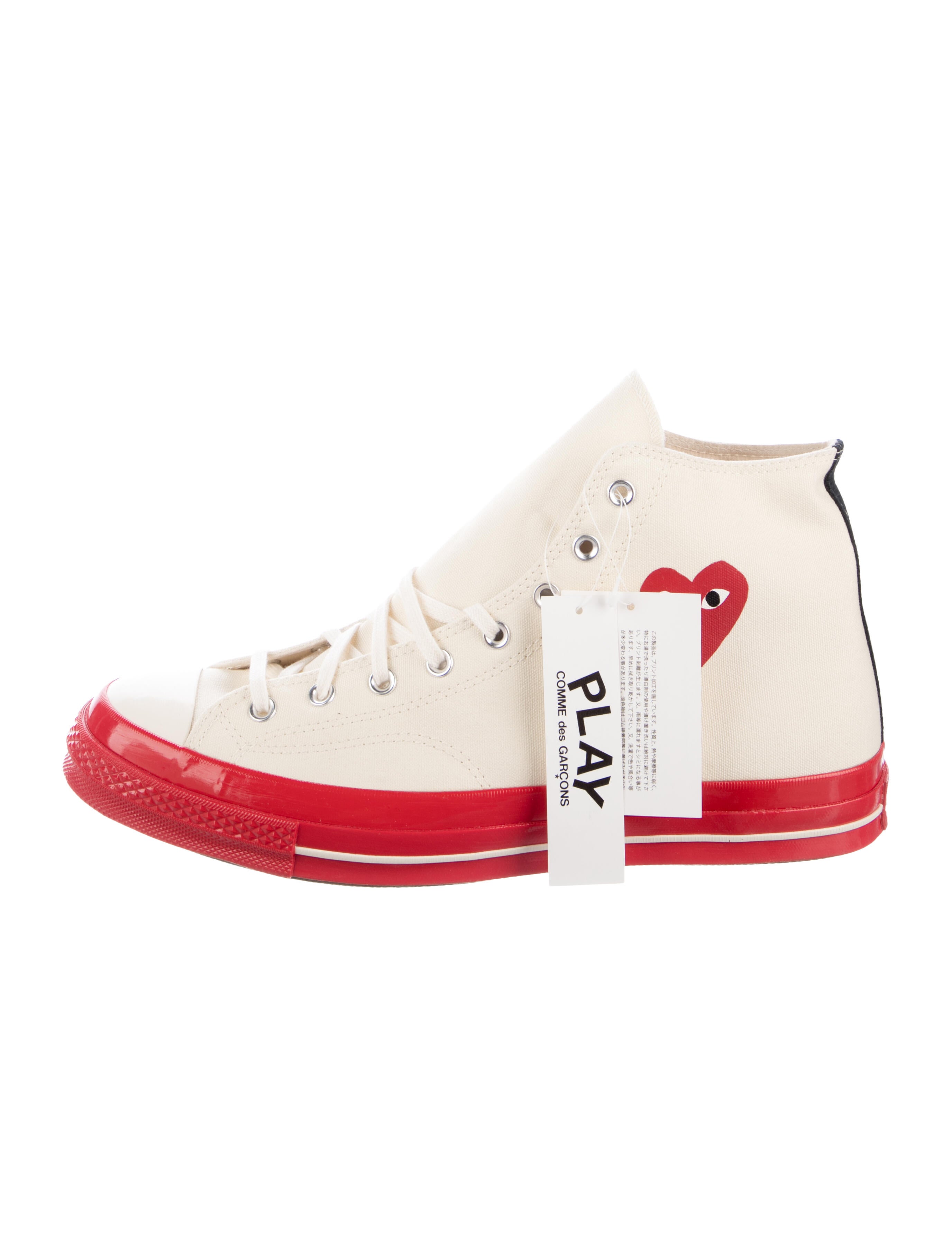Comme des Garçons Play x Converse Canvas Graphic Print Sneakers