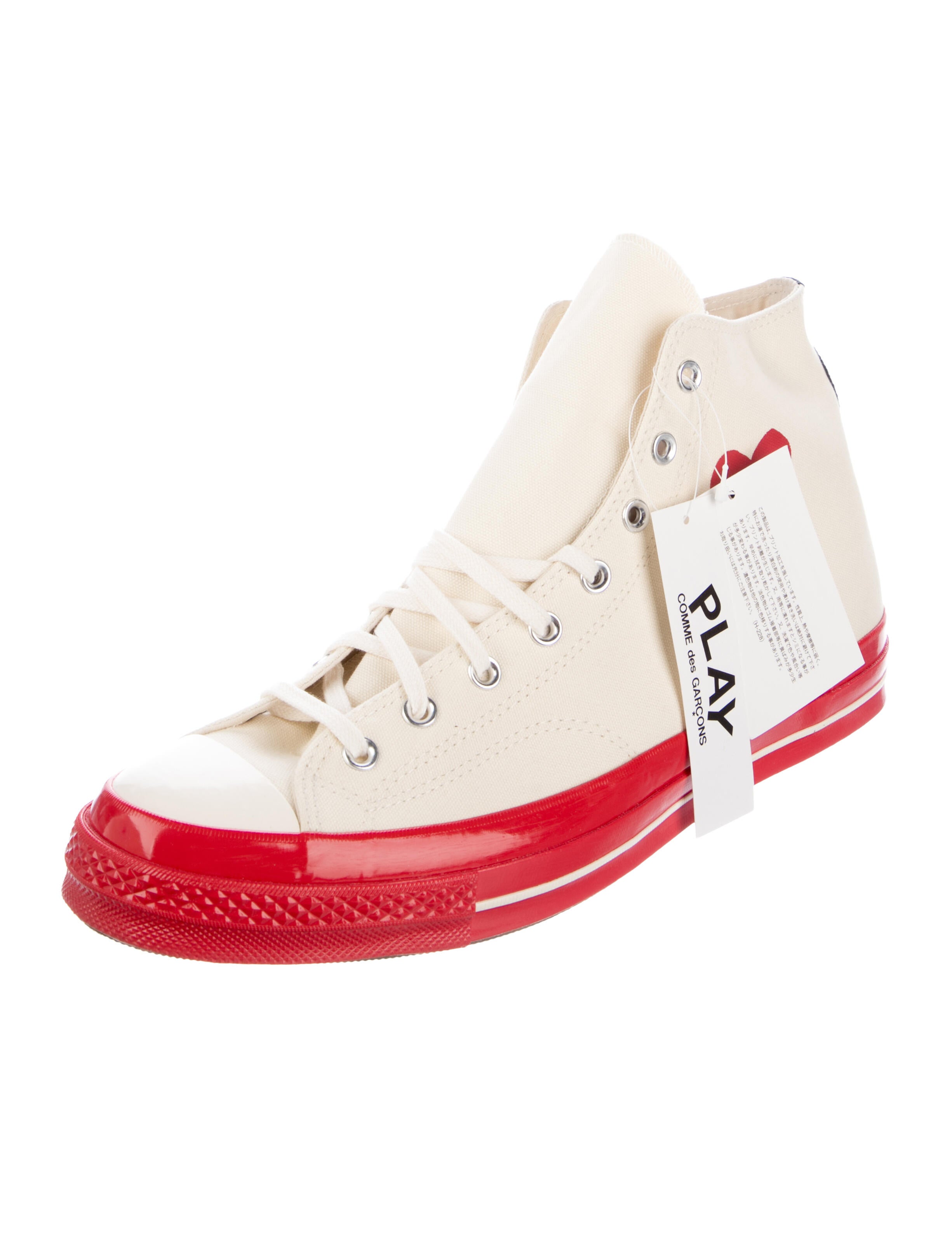 Comme des Garçons Play x Converse Canvas Graphic Print Sneakers