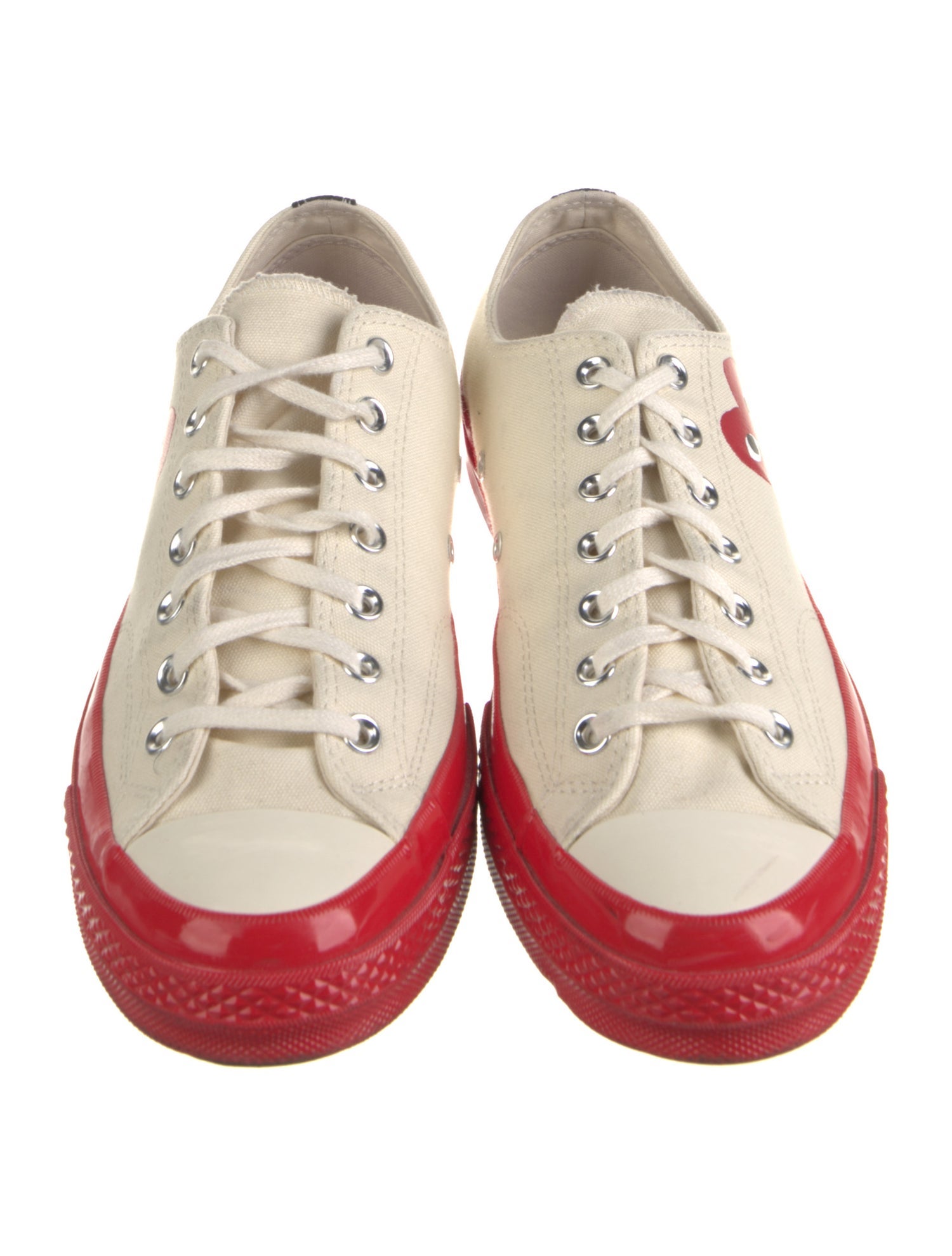 Comme des Garçons Play x Converse Canvas Printed Sneakers