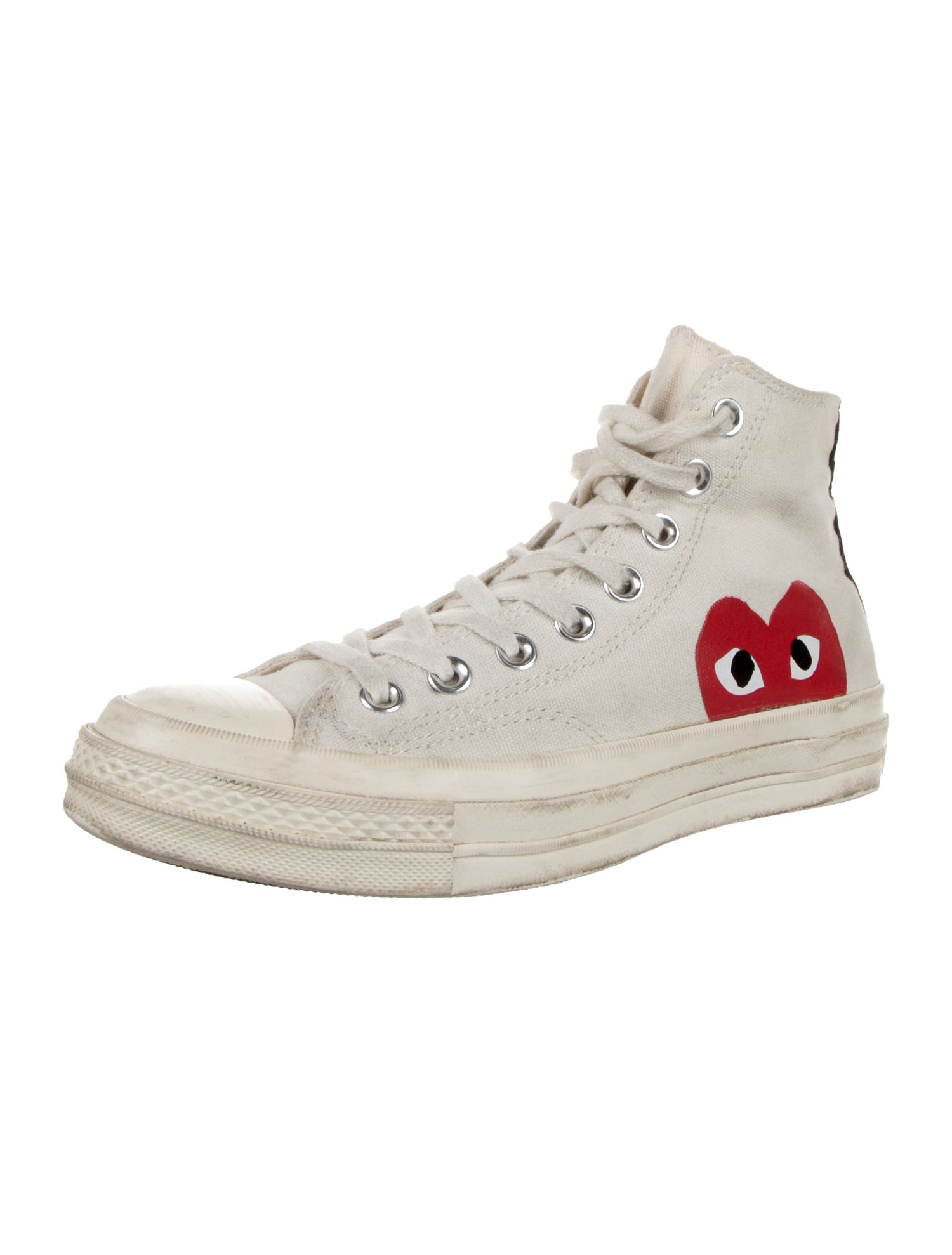 Comme des Garçons Play x Converse Canvas Graphic Print Sneakers