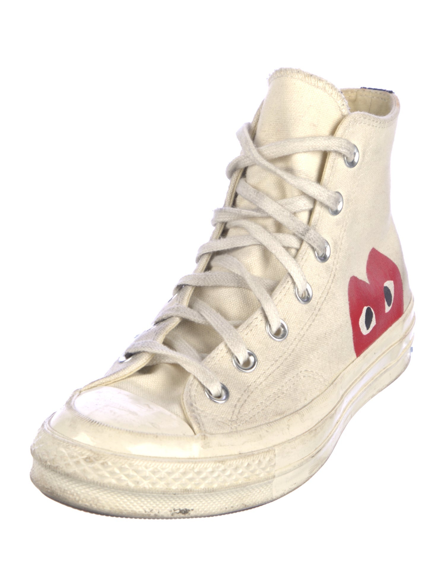 Comme des Garçons Play x Converse Canvas Printed Sneakers