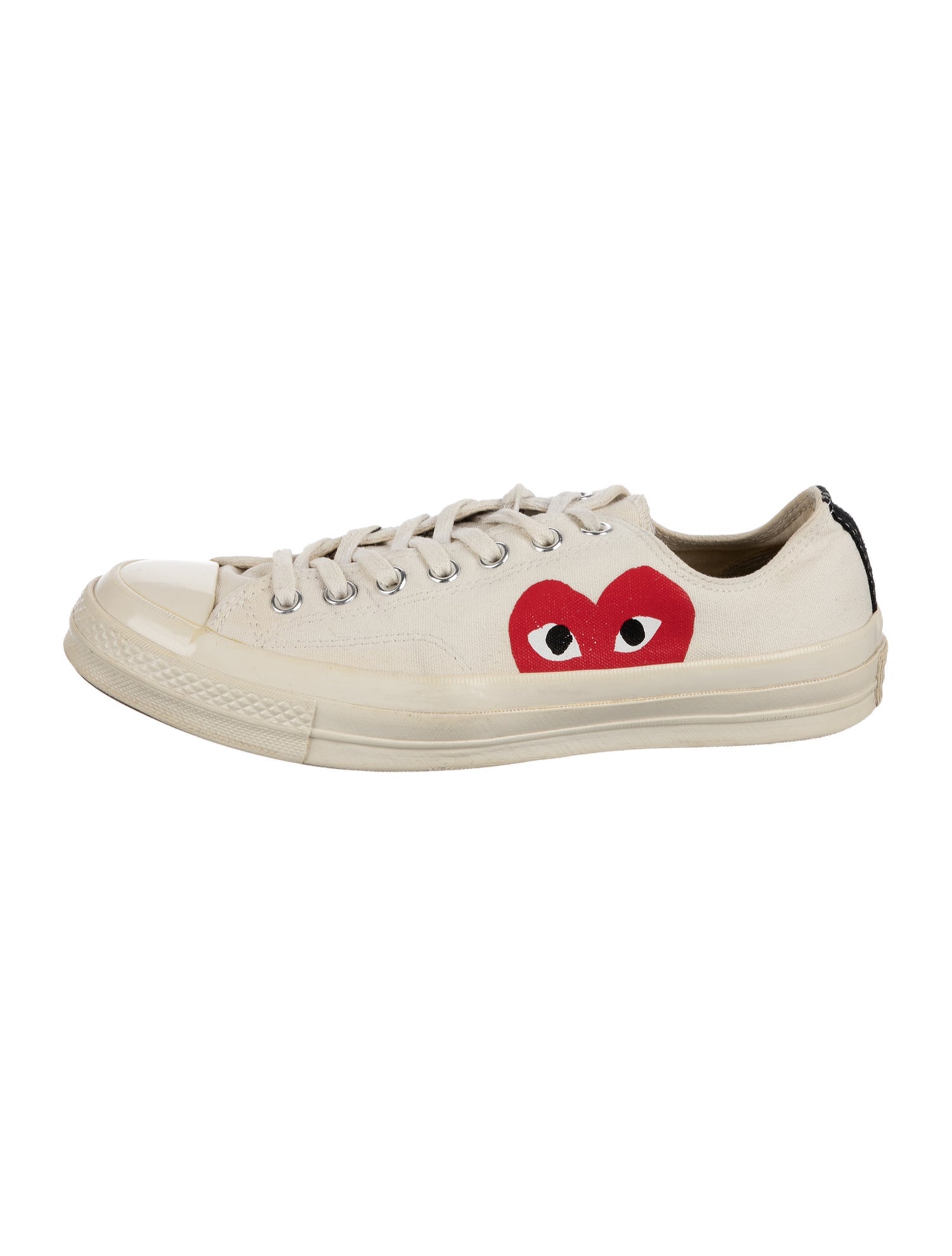 Comme des Garçons Play x Converse Canvas Graphic Print Sneakers
