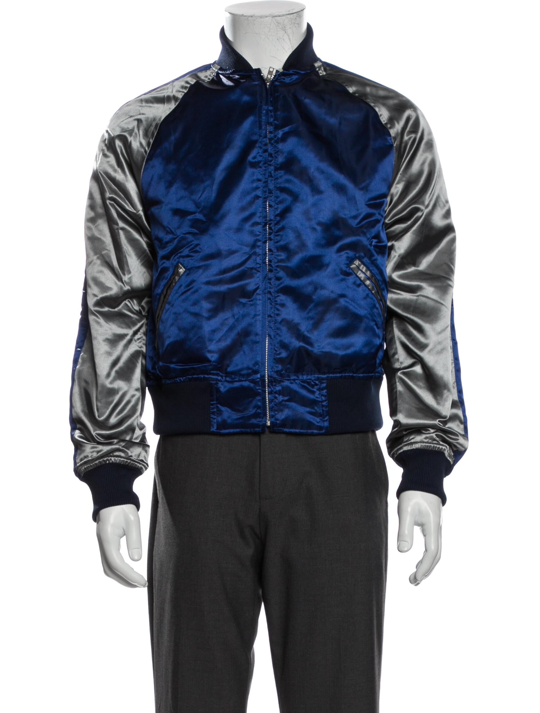 Comme des Garçons SHIRT Boys Colorblock Pattern Bomber Jacket