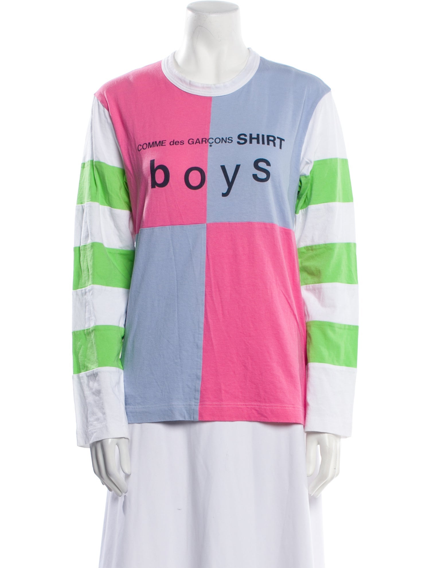 Comme des Garçons SHIRT Boys Printed Crew Neck Top