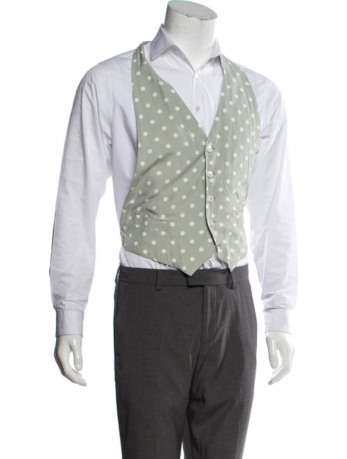 Comme des Garçons Homme Plus Printed Suit Vest whi