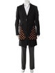Comme des Garçons Homme Plus Wool Polka Dot Print Overcoat