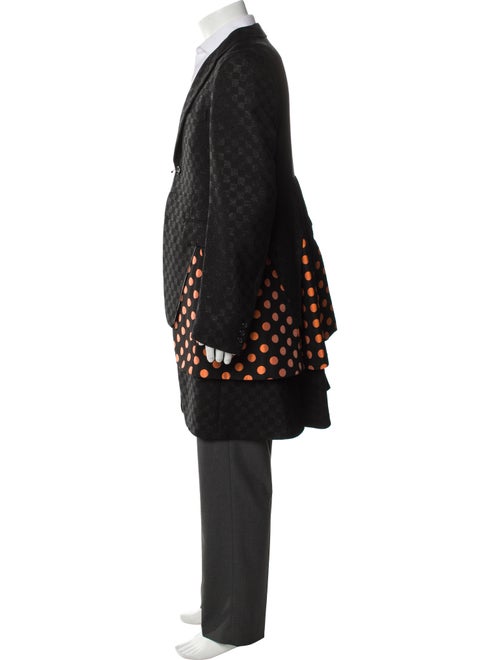 Comme des Garçons Homme Plus Wool Polka Dot Print Overcoat