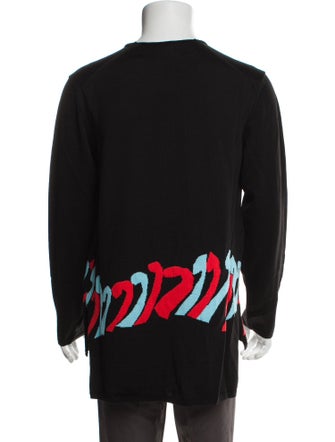 Comme des Garçons Homme Plus Graphic Print Crew Neck Pullover