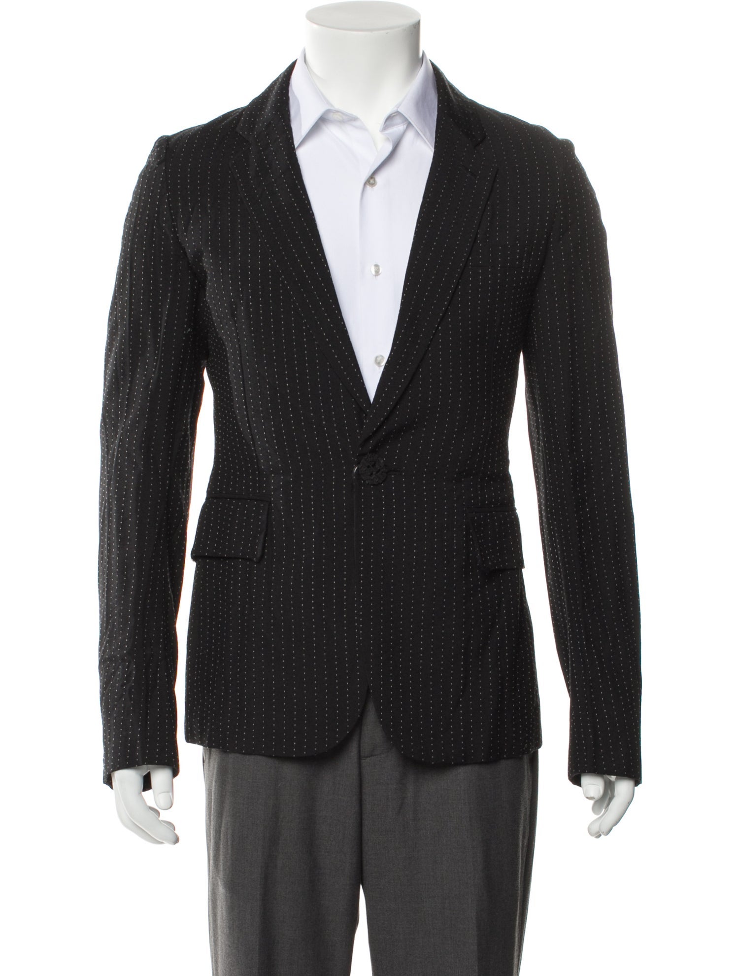 Comme des Garçons Homme Plus Wool Polka Dot Print Blazer w/ Tags