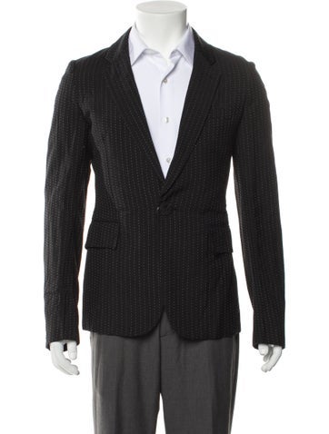 Comme des Garçons Homme Plus Suiting Wool Polka Dot Print Blazer S