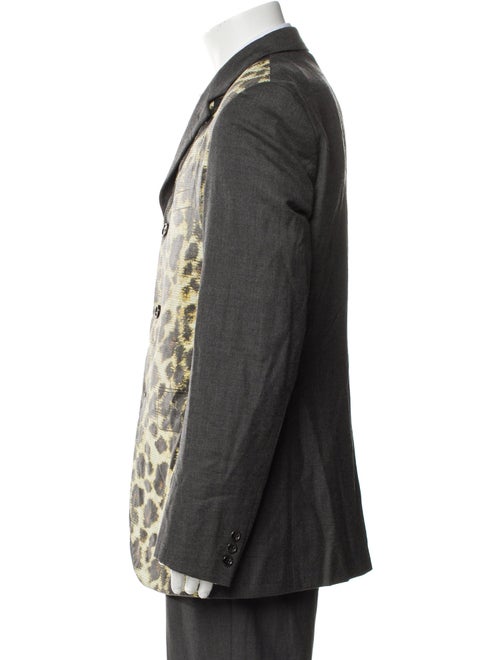Comme des Garçons Homme Plus Wool Animal Print Blazer