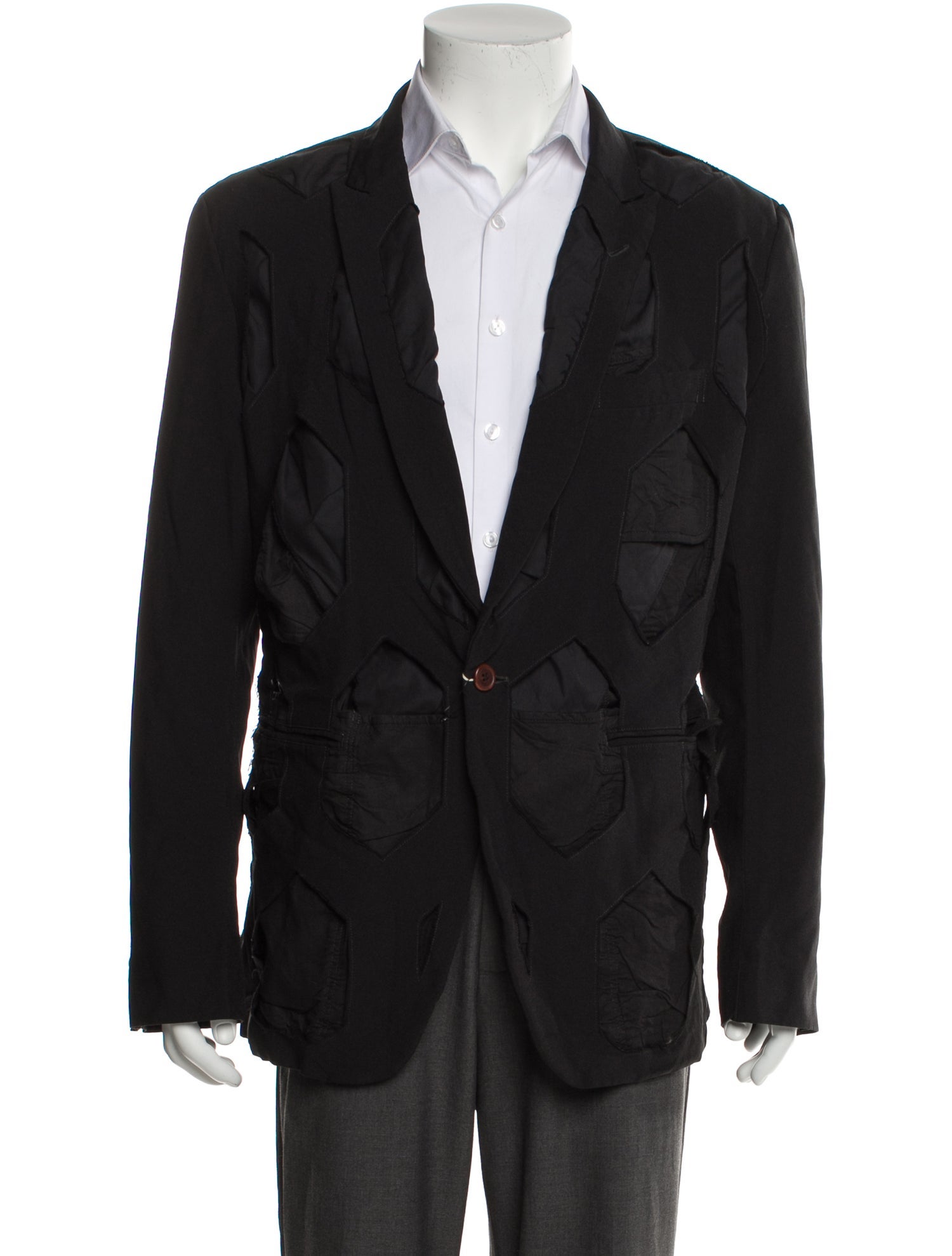 Comme des Garçons Homme Plus Cutout Accent Sport Coat