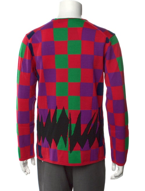 Comme des Garçons Homme Plus Wool Plaid Print Pullover