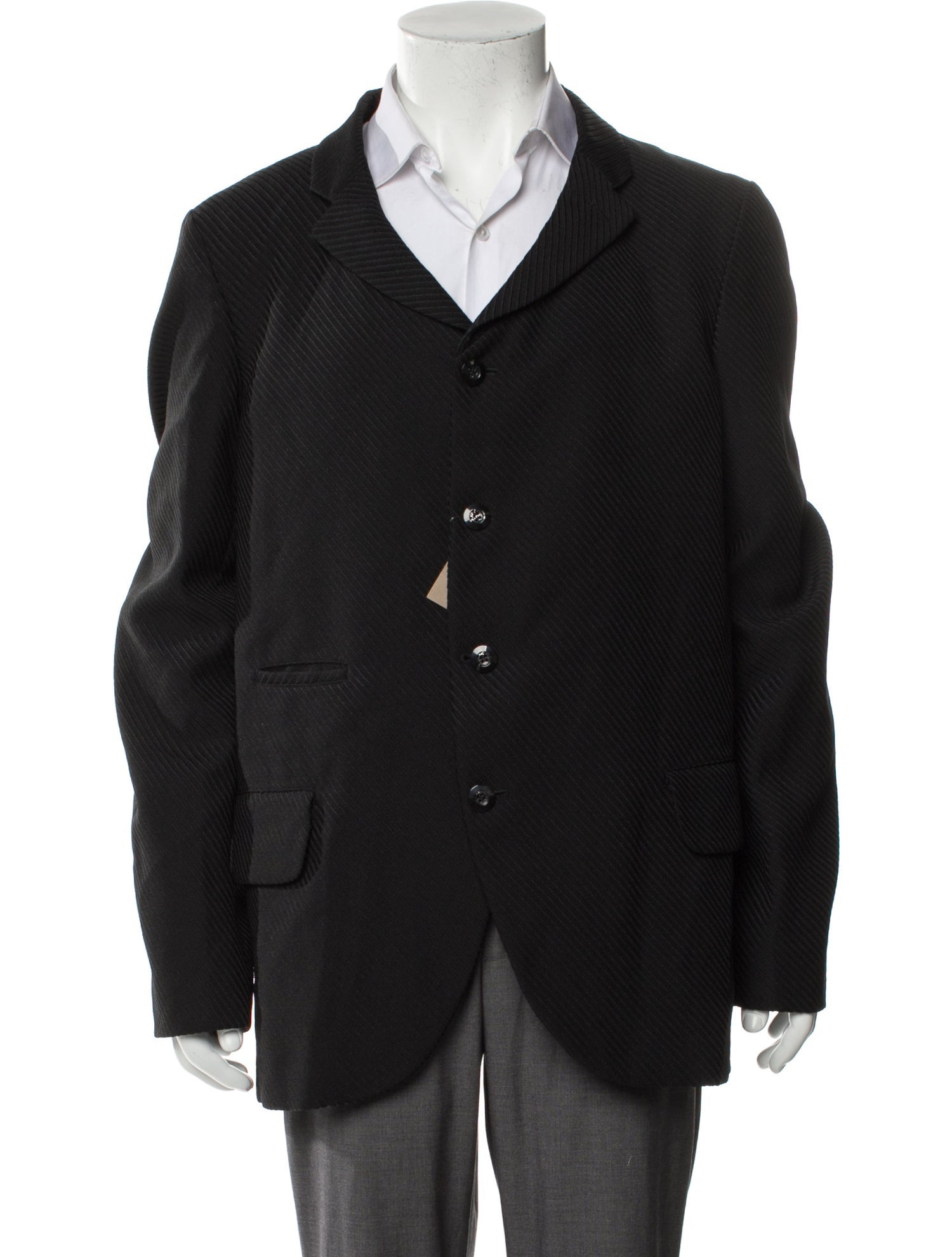 Comme des Garçons Homme Plus Striped Blazer w/ Tags