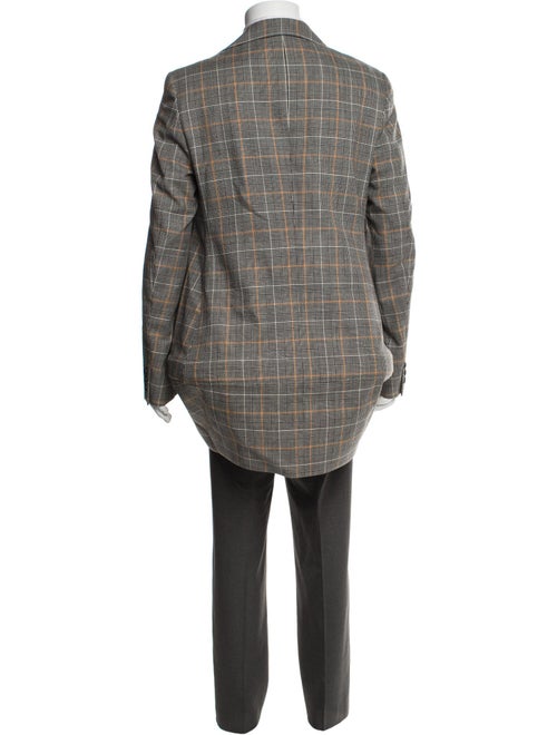 Comme des Garçons Homme Plus Wool Plaid Print Blazer
