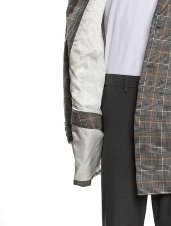 Comme des Garçons Homme Plus Wool Plaid Print Blazer