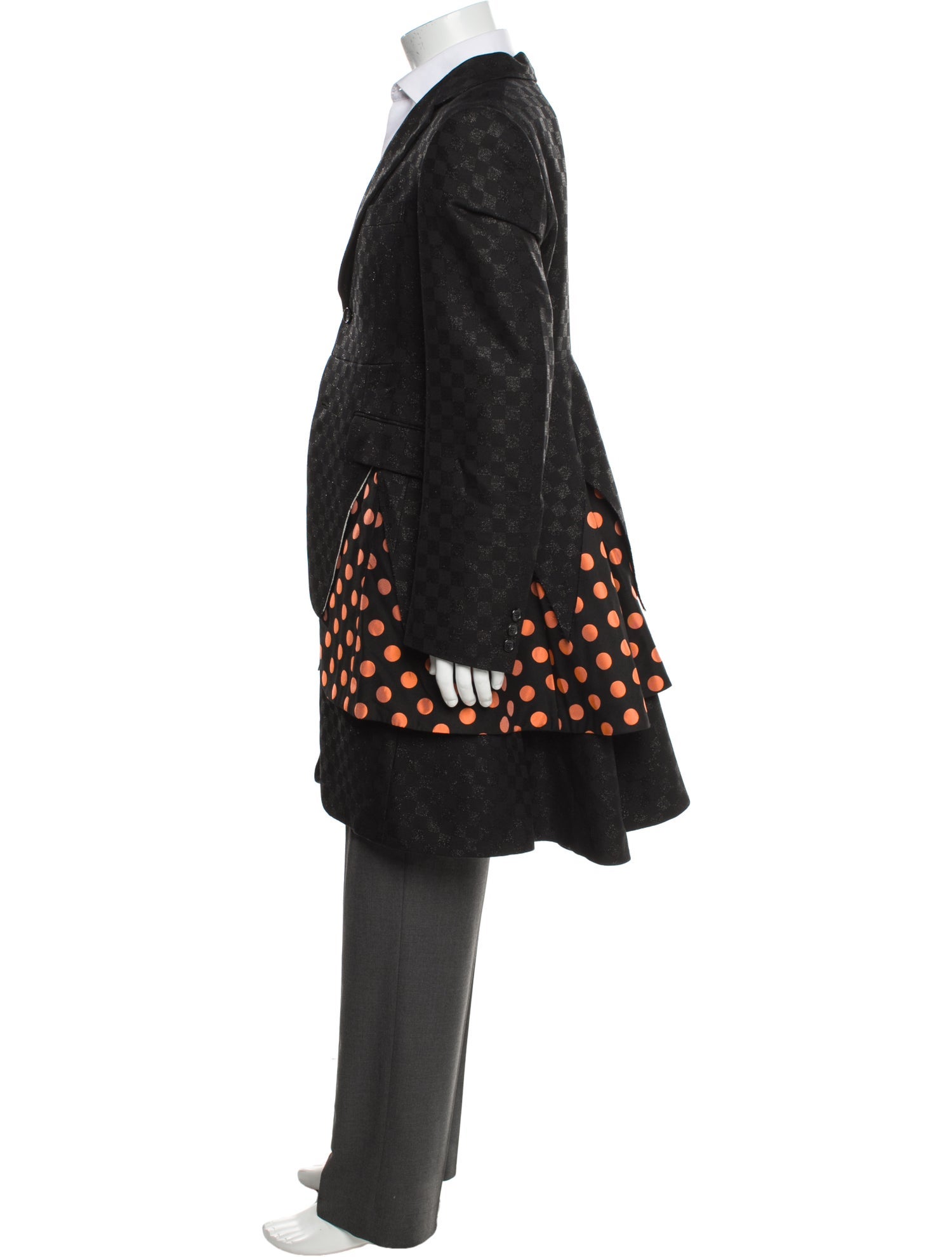 Comme des Garçons Homme Plus Wool Polka Dot Print Blazer