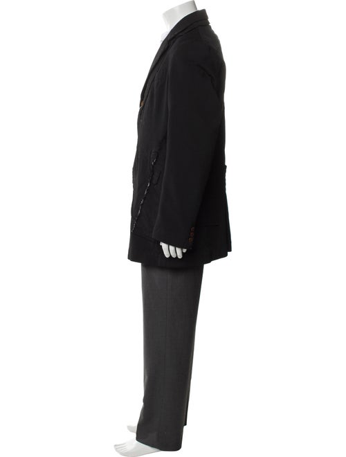 Comme des Garçons Homme Plus Raw-Edge Trim Blazer