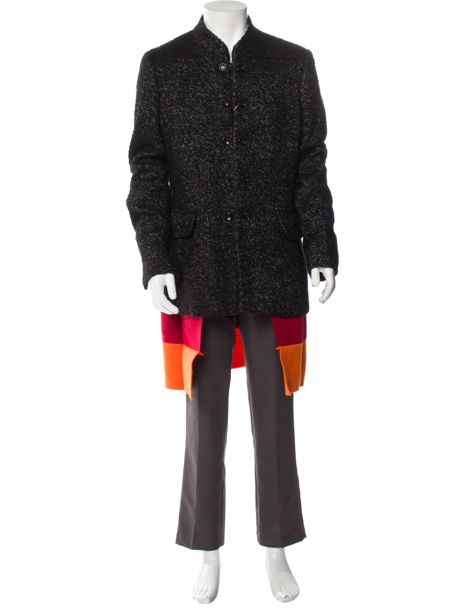 Comme des Garçons Homme Plus Striped Overcoat w/ Tags