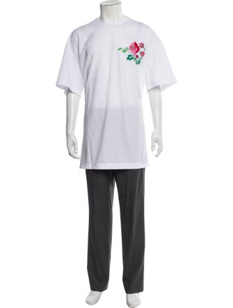 Comme des Garçons Homme Plus Graphic Print Crew Neck T-Shirt