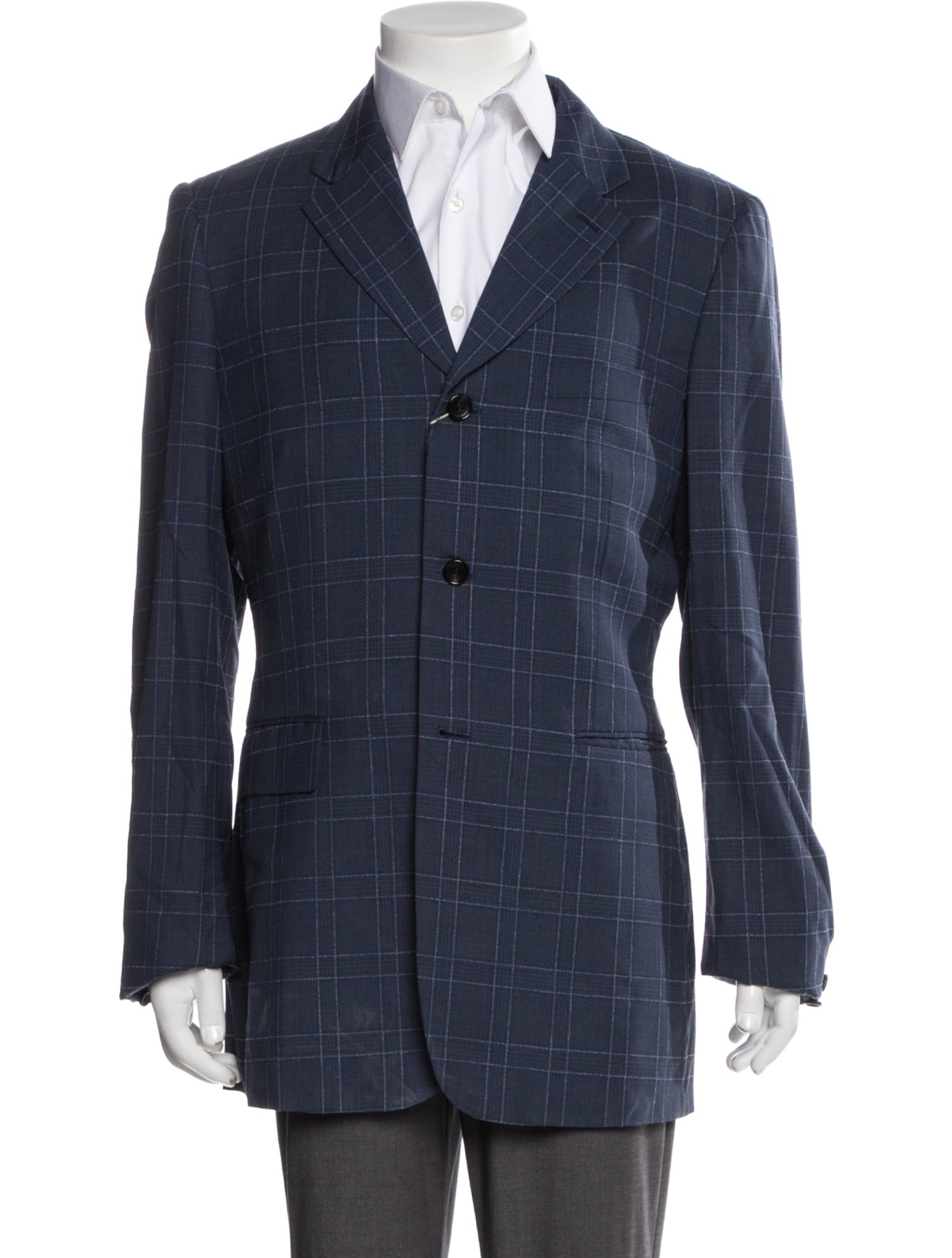 Comme des Garçons Homme Plus Plaid Print Blazer