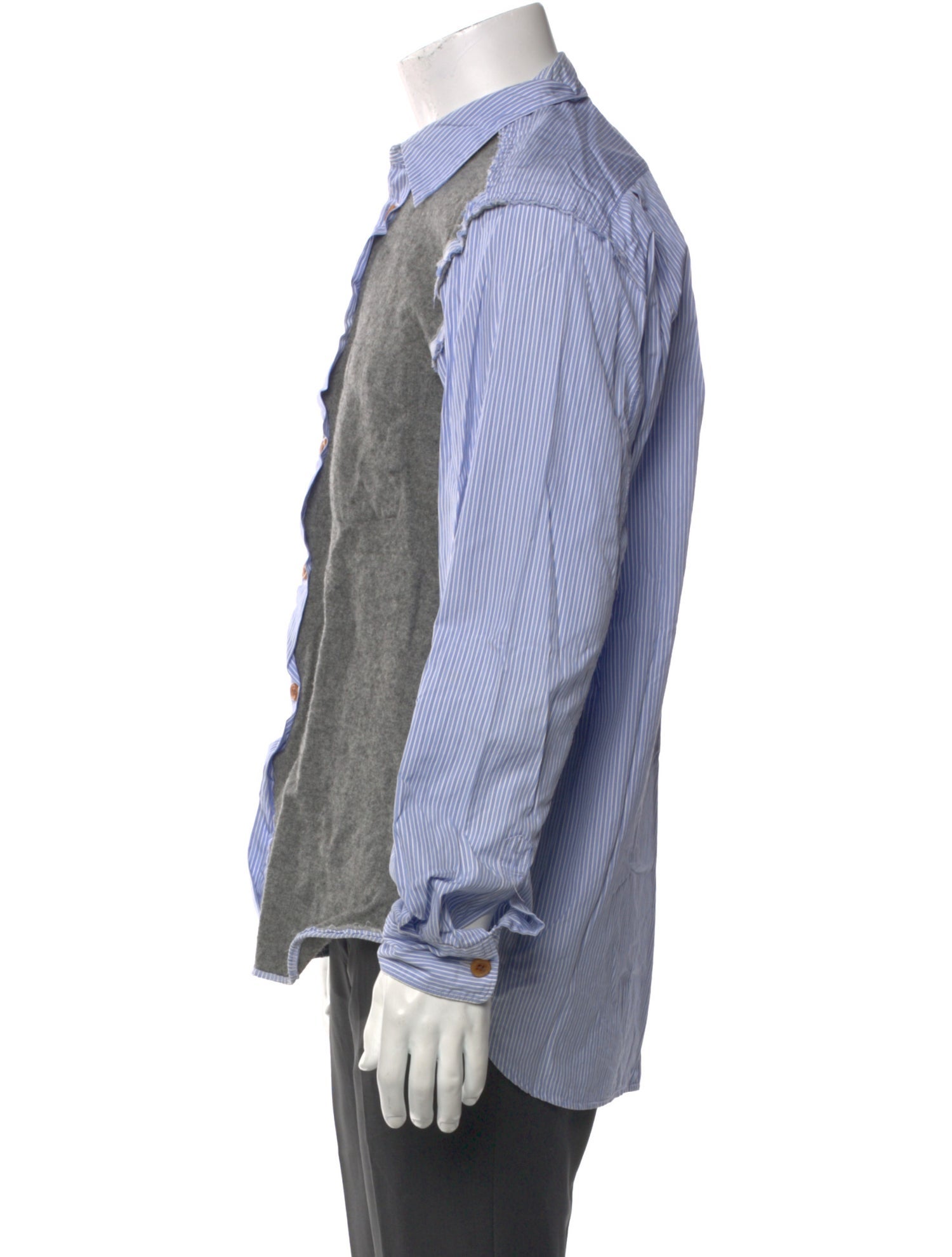 Comme des Garçons Homme Plus Striped Long Sleeve Shirt