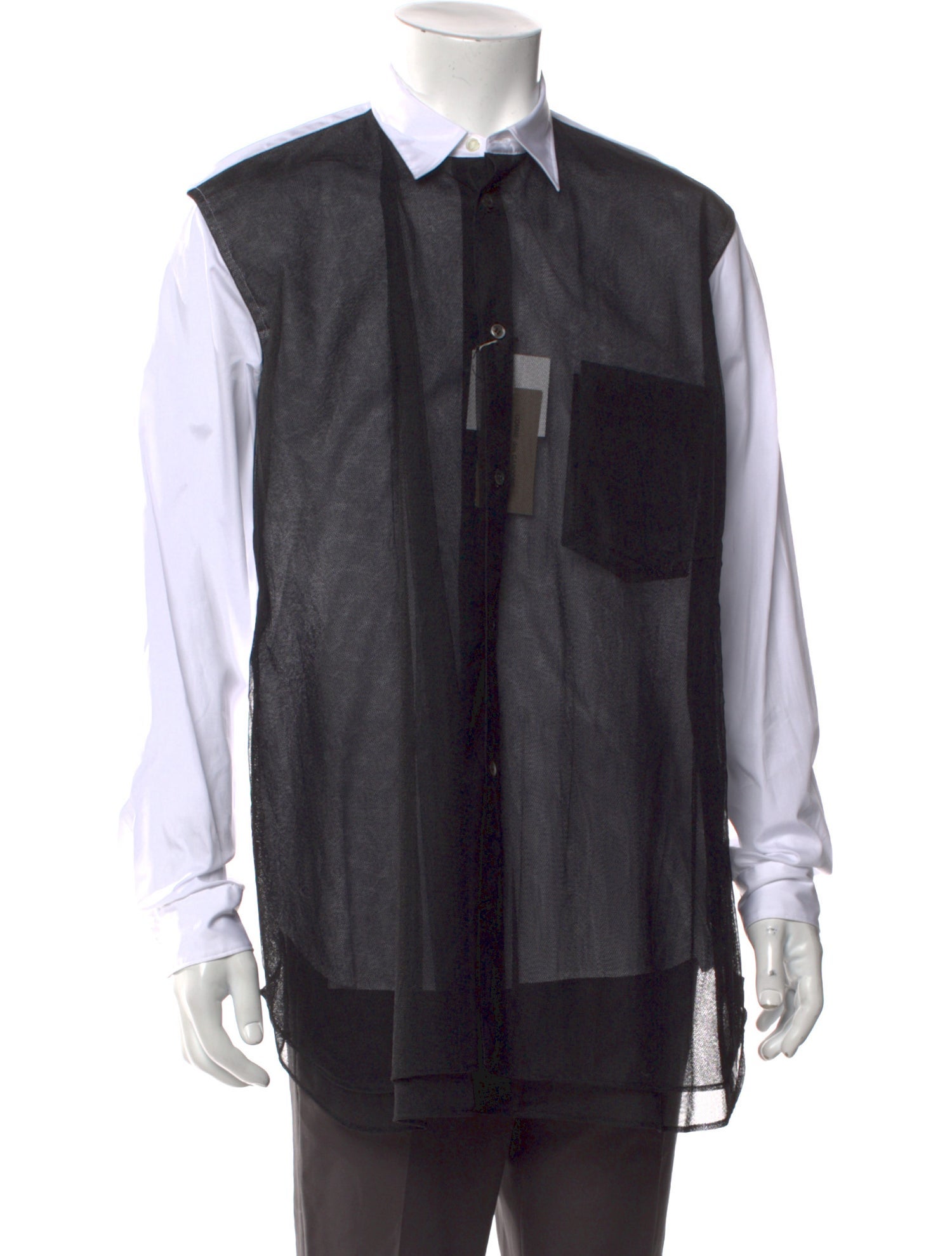 Comme des Garçons Homme Plus Nylon Long Sleeve Shirt w/ Tags