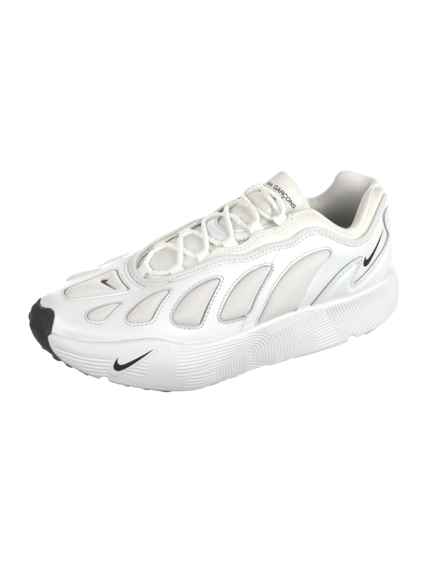 Comme des Garçons Homme Plus Leather Printed Athletic Sneakers