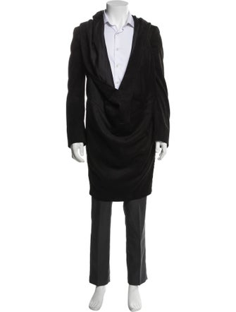 Comme des Garçons Homme Plus V-Neck Long Sleeve Hoodie