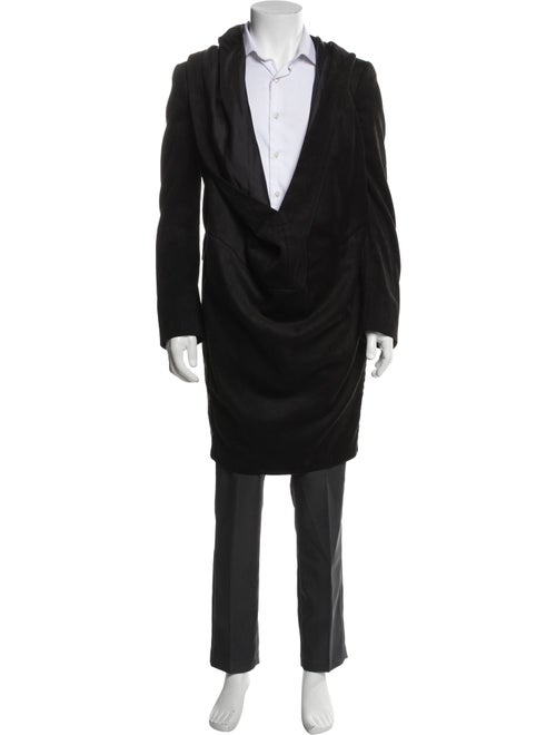 Comme des Garçons Homme Plus V-Neck Long Sleeve Hoodie