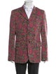 Comme des Garçons Homme Plus Pink Patterned Blazer