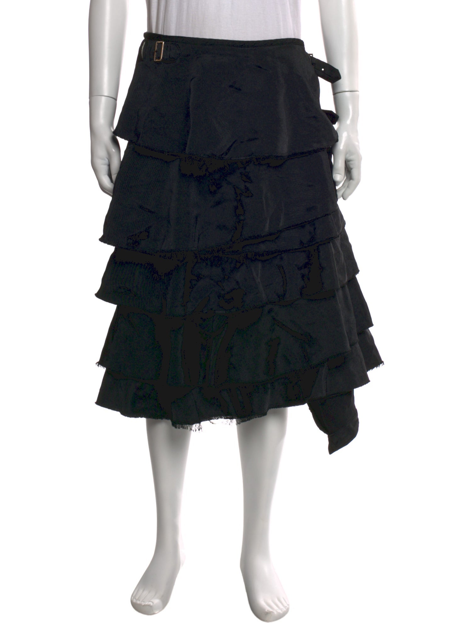 Comme des Garçons Homme Plus Ruffle Buckle Kilt