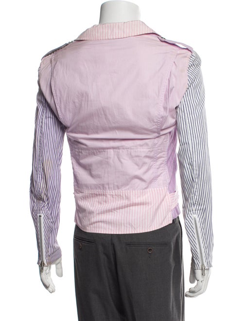 Comme des Garçons Homme Plus 2013 Striped Moto Jacket